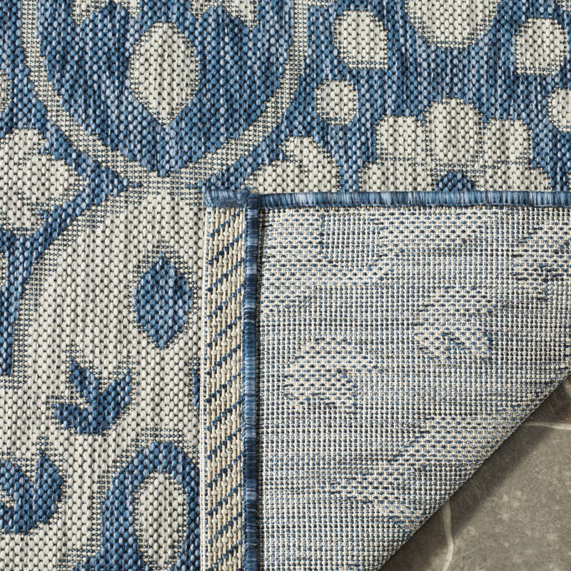Tapis gris / bleu marine Regal, Rectangle 8 pi x 11 pi 2 po