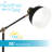 Wellness OttLite Balance LED Desk Lamp with USB Port - Modern, Adjustable, Desk Light