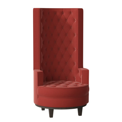 Fauteuil à oreilles capitonné l 32 po Norma