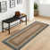 Machine Washable Rug for Living Room Braided Print Non-Slip Area Rug Stain Resistant Carpet for Dining Room Bedroom Nursery Office