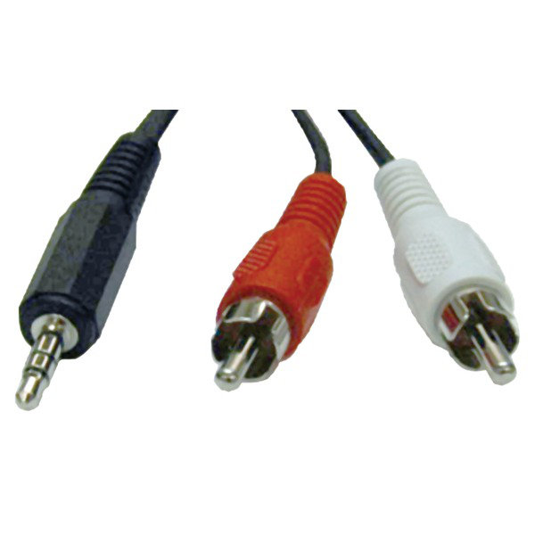 3.5mm Audio Cable Y Adapter - 12'