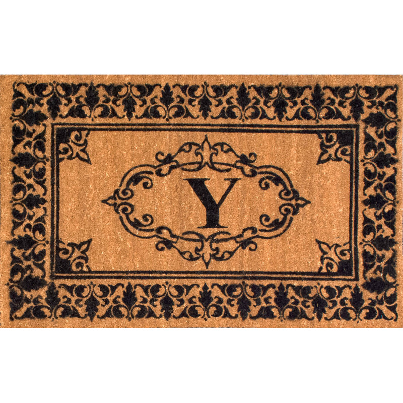 Tapis d'extérieur antidérapant Byrdstown, Y, Rectangle 2 pi 6 po x 4 pi