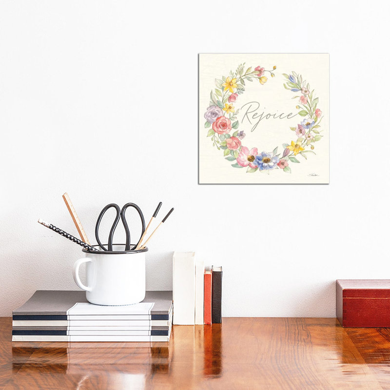 Happy Easter IV by Silvia Vassileva - Gallery-Wrapped Canvas Giclée on Canvas, Canvas, 30.48 cm H x 30.48 cm W
