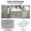 36'' Bathroom Vanity Set Sink Base With Sink Top Combo Shaker-98901634