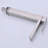 Contemporary Bathroom Tap In Brushed Nickel - Enhances Function And Style Single Hole Faucet Smooth Straight Flow With Splash- Aerator