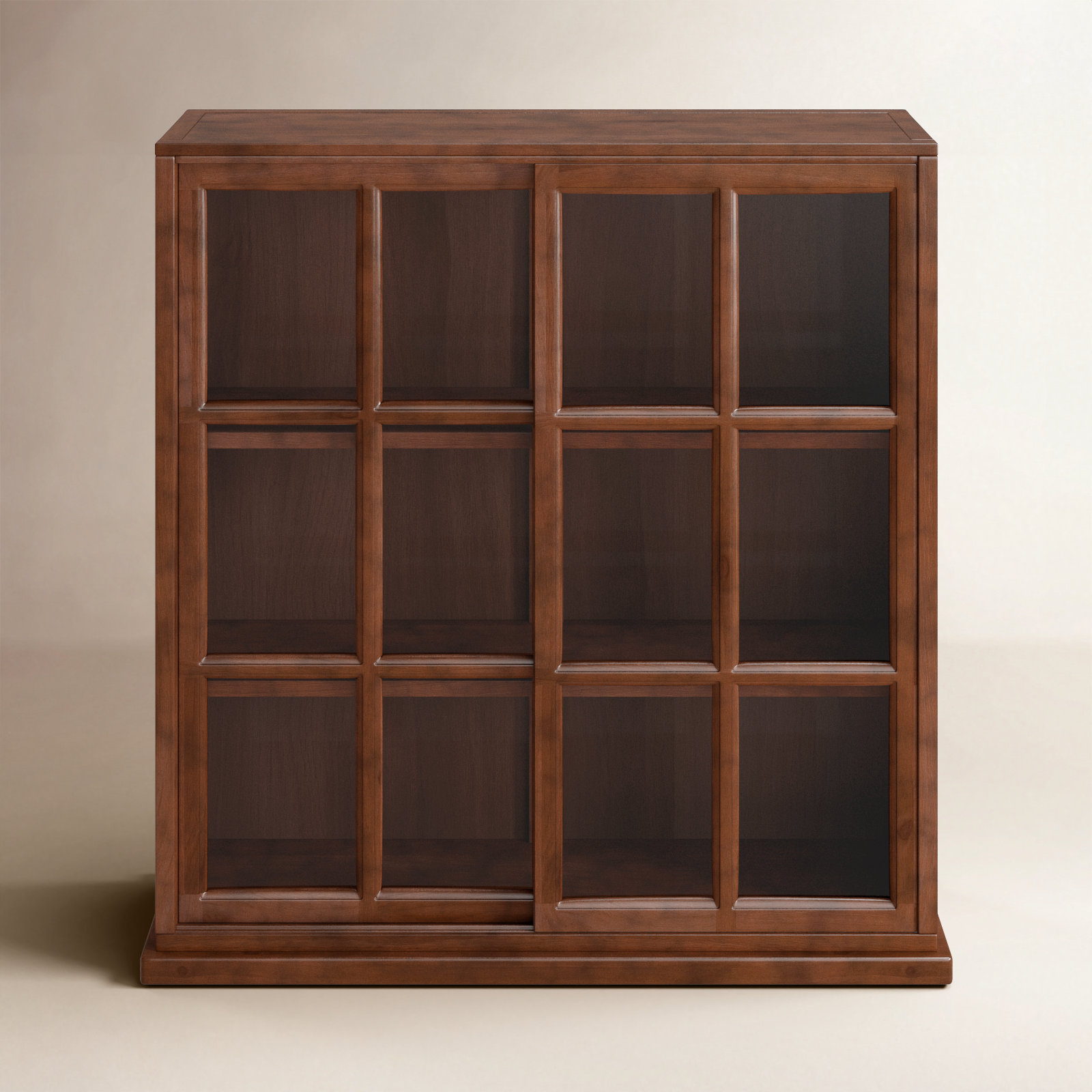 Fayette Standard Bookcase, Dark Teak