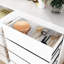 Garyson Kitchen Pantry With Tempered Glass Door And Strong Storage-1248537991