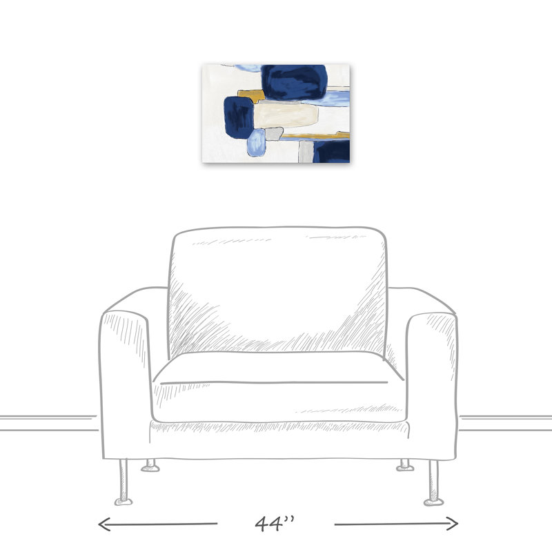 « abstract square », impression sur toile, H 32 po x l 48 po, Toile tendue