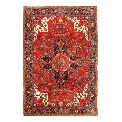 One-of-a-Kind 7'10" x 12' Area Rug in Blue/Begie/Rust