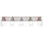 Luminaire de salle de bain au-dessus d'un miroir avec abat-jour en verre transparent, luminaire mural noir à 5 lumières pour le couloir de la cuisine de la chambre à coucher, base E26.-322562948