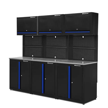 Durham Heavy Duty Welded 14 Gauge Steel Cabinet with 176 Bins, DC48-176-95,  24 Length x 48 Width x 78 Height