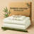 Luxury 4 Piece Solid Sheets Soft Rayon From Bamboo Blend Bedding Sheet Set-277409567-277409633