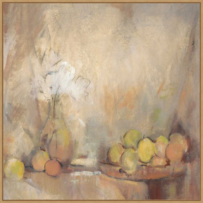 «Still Life With Fruit In Study» par Tim O'Toole, reproduction d'art sur toile