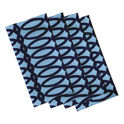 Daloni Polyester Geometric Square Napkin