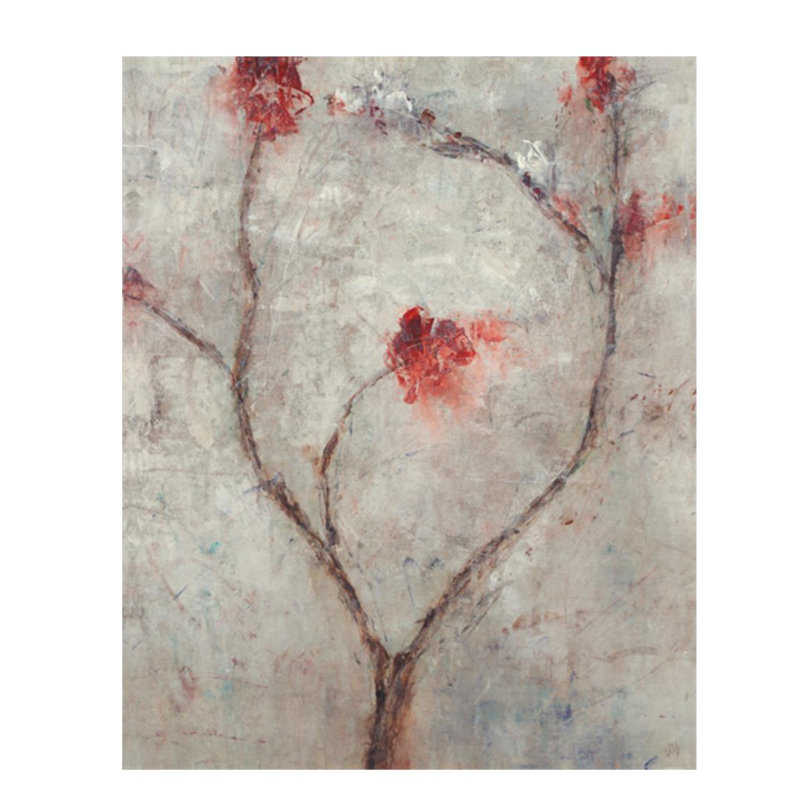 Mystic Bloom Painting by Chelsea Art Studio, Knife Gel, 38" H x 30" W x 1.5" D