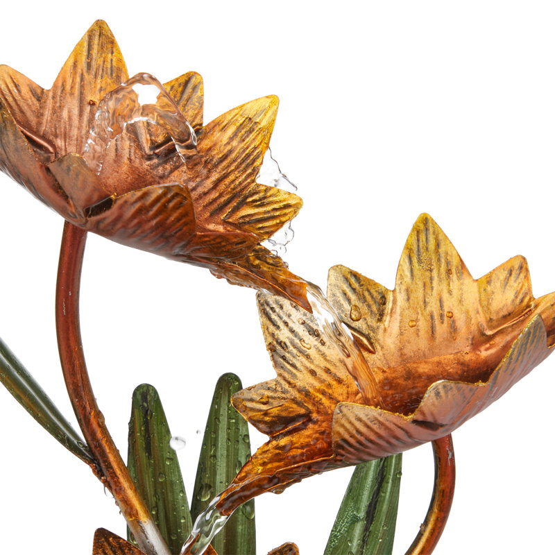 Aliyah-Lilly Metal Sculptural Fountain