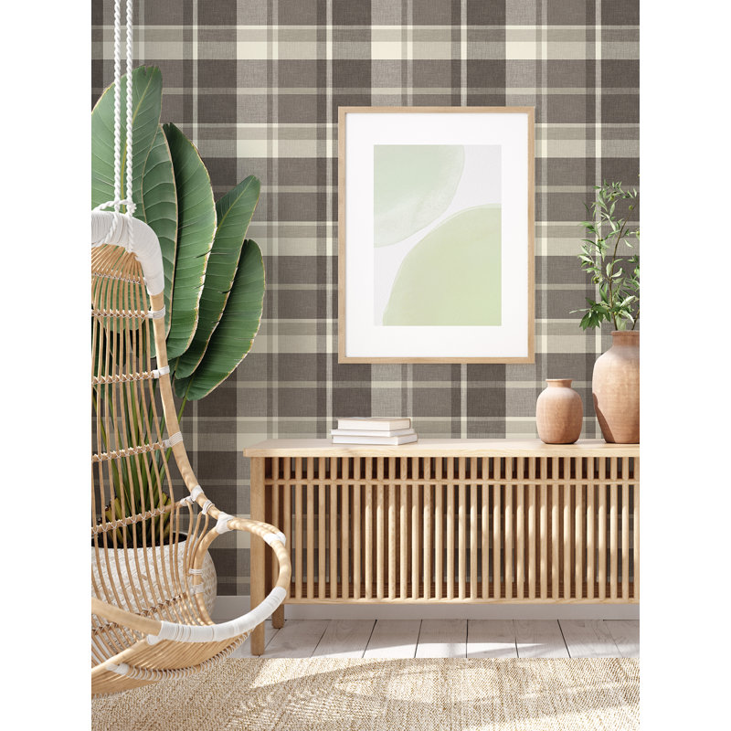 Rouleau de papier peint Ciera, Gris anthracite