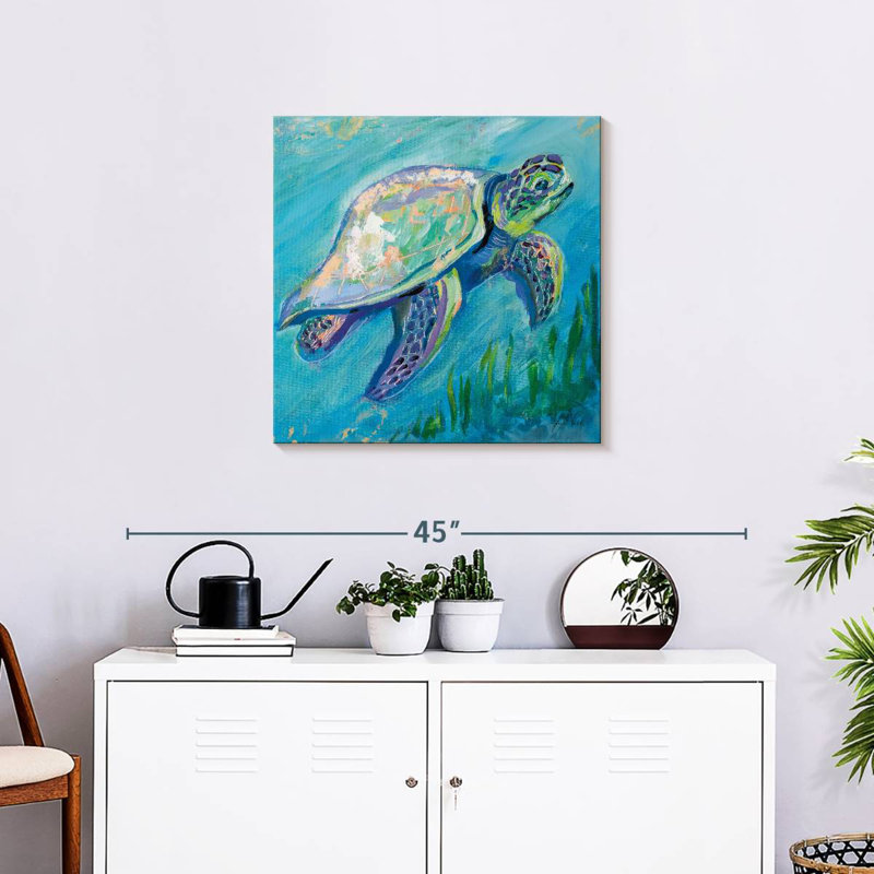 Tortue de mer Brampt, H 24 po x l 24 po