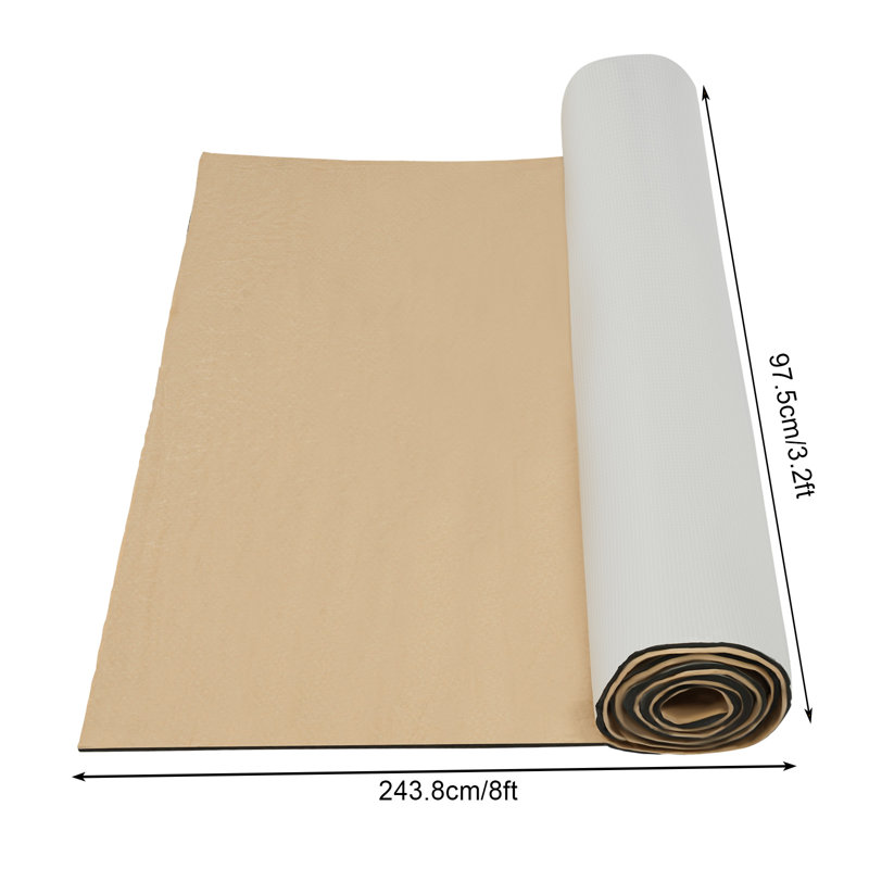 Heat Sound Deadener Insulation Mat, 38.39" W x 120" L