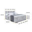 Granita Pocket Spring Mattress Divan Bed Base-433665100-433665103