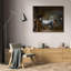 «Horse Stable» par Gerard Ter Borch - Art mural sur toile tendue avec châssis-1517334489