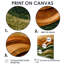 «Green Ploughed Earth Abstract Landscape», ensemble de 6 décorations murales paysage de ferme-1589301047-1589301046