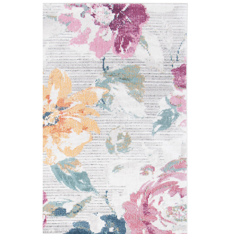 Gallois 900 Performance Floral Rug, Square 6'7"