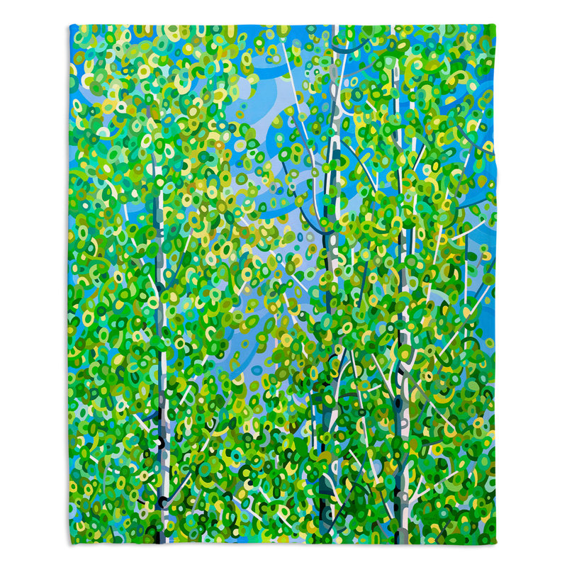 Couverture  parmi les amis, 68 po x 80 po