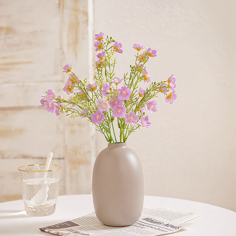 4 Pieces Of American Starry Sky Bouquet Artificial Flower Decoration, Mauve