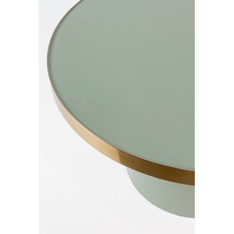 Glam Coffee Table, Green, Green