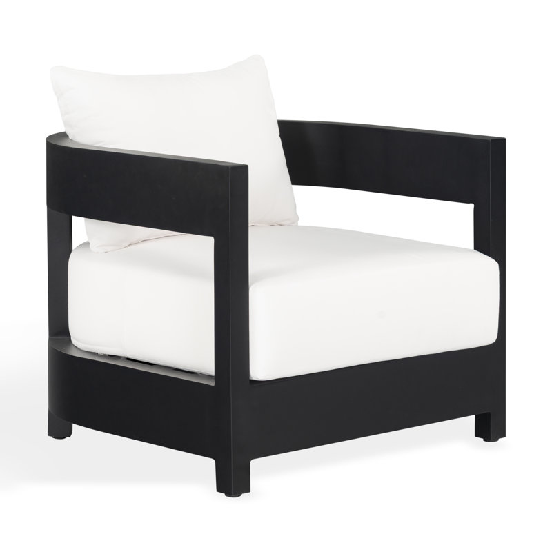 Chaise de patio en aluminium Cedeno