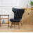 Lexey Upholstered Tufted Wingback Chair-950627758