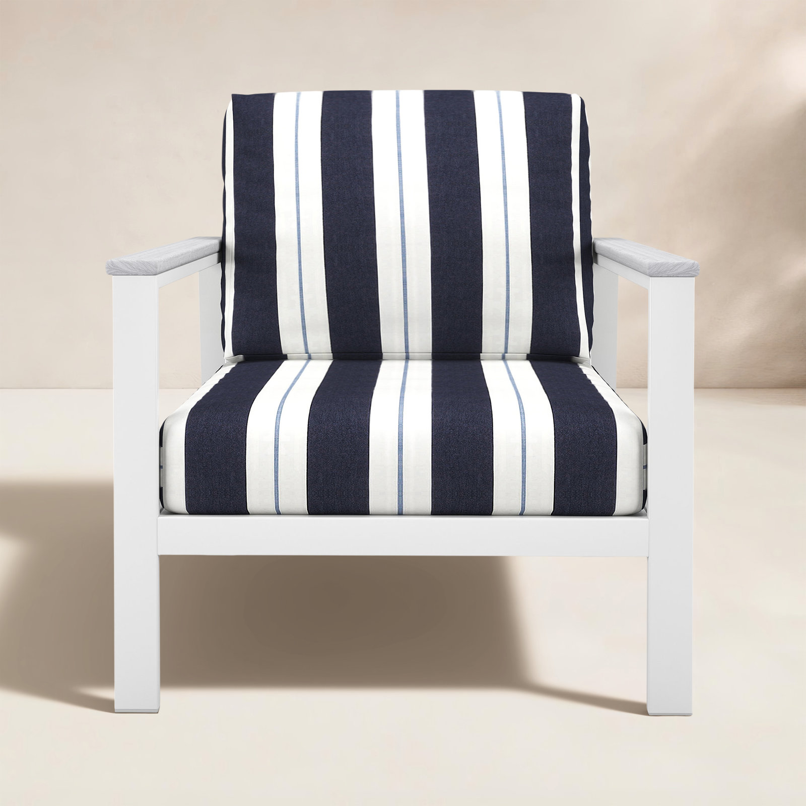 Townsend Sunbrella® Patio Lounge Chair, White