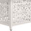 Table de foyer d'extérieur au propane en aluminium avec couvercle H 24,5 po x l 48 po Justina-165381305