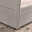 Canapé-lit capitonné avec deux tiroirs, grand lit de jour, tissu Boucle, gris (88 po x 65,5 po x 29,5 po)