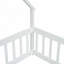House-Shaped Floor Bed with Fence, Guardrails-398527331-398527330