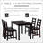 5 Piece Dining Room Table Set