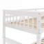 Cadre de lit superposé simple en bois massif avec lit double et lit double avec rangement intégré pour la chambre à coucher et le dortoir