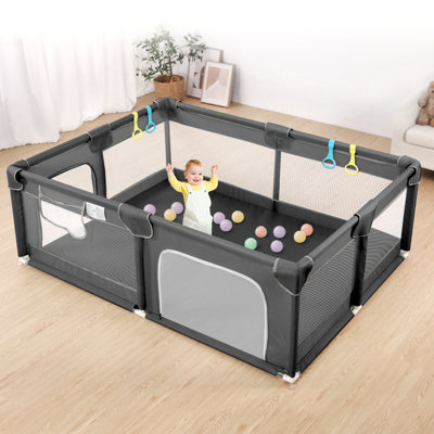 Parc pour bébé, 50 x 50 pouces pour les bébés et les tout-petits, centre de jeu de sécurité