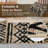 5x7 Washable Bedroom Rug Non-Slip Low Pile Stain-Resistant Soft Foldable Lightweight Modern Accent Rug Living Room Playroom Beige & Gray-490221036