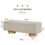 Fabric Upholstered Storage Bench