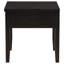 Sutter Distressed Java 1-drawer Square End Table