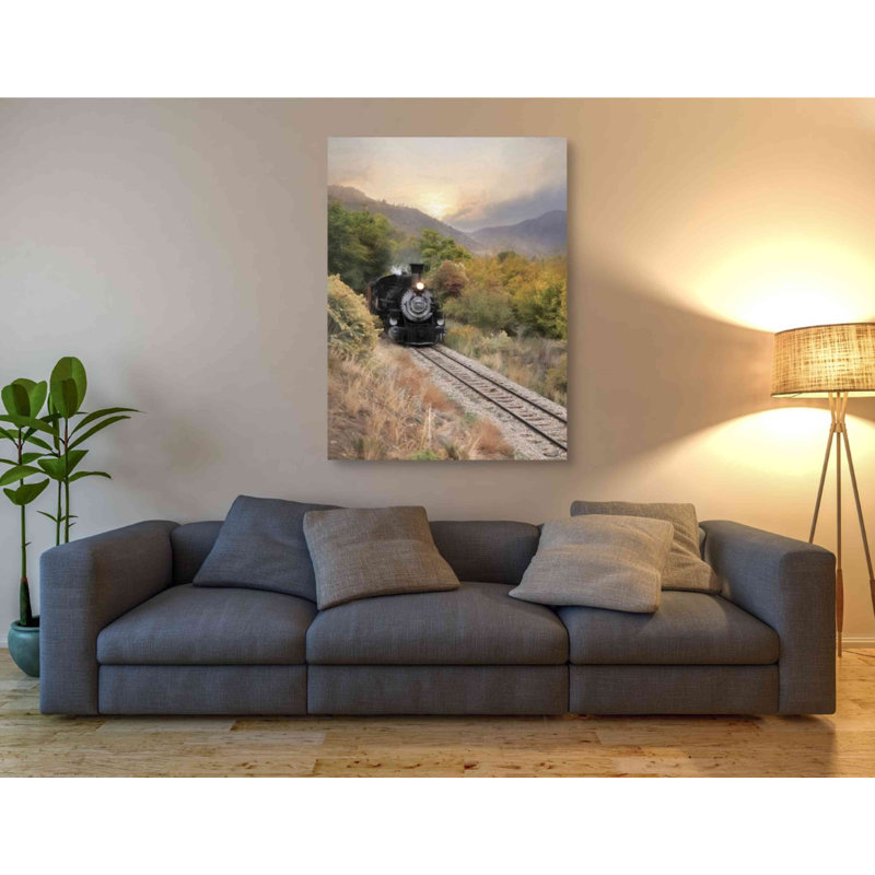 'Durango Train at Sunset' by Lori Deiter, Canvas Wall Art, 54" H x 40" W x 1.5" D