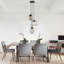 Anjolie 3 - Light Black Cluster Pendant