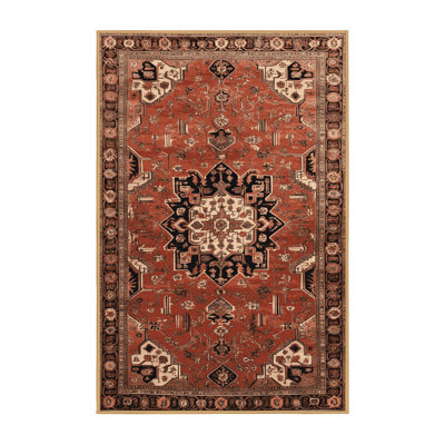 Tapis brun lavable à la machine