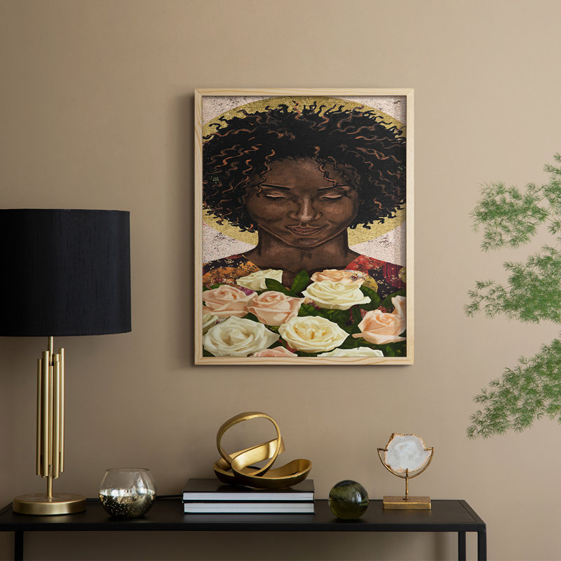 Meditation I Framed Print - Solid Wood, 15" H x 12" W