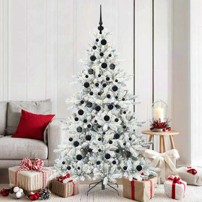 Artificial Hinged Christmas Tree with 300 LEDs