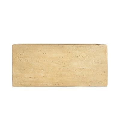 MGO Handmade Rectangle Planter Box, Antique Brown
