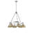 Felda 6 - Light Steel Dimmable Cone Chandelier-99998912-99998919