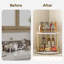 Organisateur Lazy Susan, étagère à épices rotative, organisateur de table tournante à 2 niveaux pour comptoir de cuisine et armoire-527588741